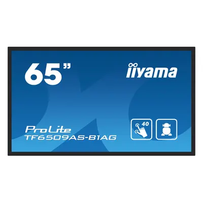 iiyama TF6539AS-B1AG pantalla de señalización Pantalla plana para señalización digital 163,8 cm 