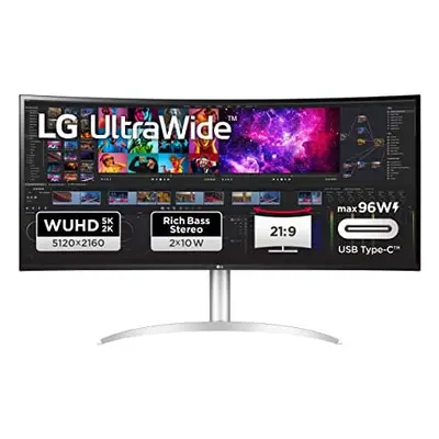 LG 40WP95XP-W pantalla para PC 100,8 cm (39.7") 5120 x 2160 Pixeles UltraWide 5K HD Blanco