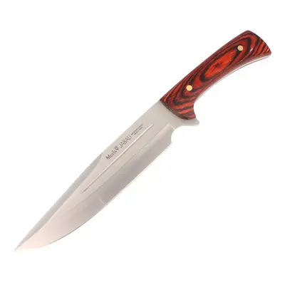 Cuchillo de caza Muela Jabalí JABALI-21E, cachas de madera prensada coral, enterizo, hoja de 21 