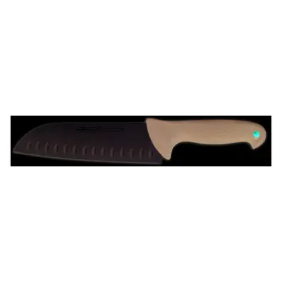 Cuchillo Santoku Arcos Colour - Prof 245400 con elveolos de acero inoxidable Nitrum y mango ergo