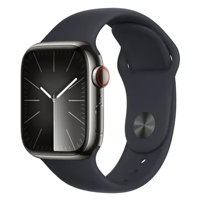 Apple Watch Series 9 41 mm Digital 352 x 430 Pixeles Pantalla táctil 4G Grafito Wifi GPS (satéli