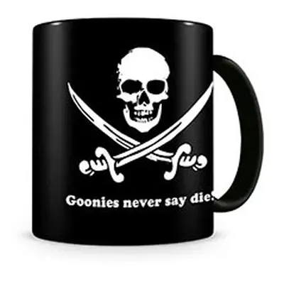 SD toys - Taza Café y Desayuno Los Goonies, Blanca y Negra, 325 ml