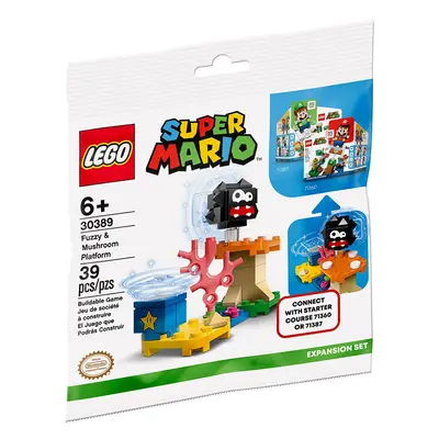 LEGO 30389 Super Mario Polybeutel-Set mit Plattform und Pilz