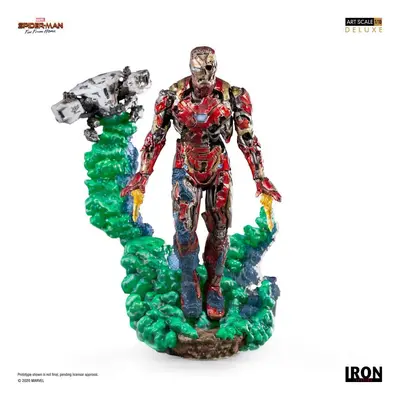 Figura bds art scale 1/10 marvel spider man iron man illusion