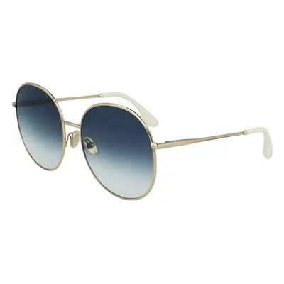 Victoria Victoria Beckham VB224S 47943 Gafas, 720 Gold Blue, 59 Unisex Adulto