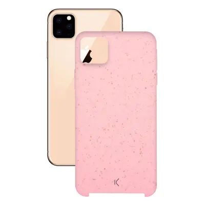 KSIX - Funda Soft Silicone para iPhone 11 Pro MAX (Rosa)