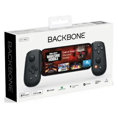 Backbone BB-51-P-BR mando y volante Negro USB Gamepad Android, PC, Xbox