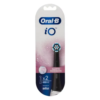 Oral-B iO Toothbrush heads Gentle Cleaning BLACK 2-Pack