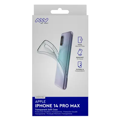 Myway funda compatible con apple iphone 14 pro max transpar ente