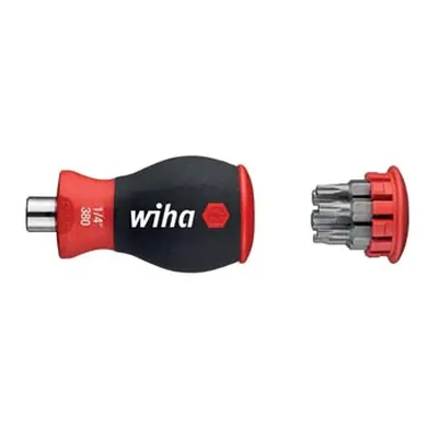 Wiha destornillador con cargador magnético torx® con 6 bits, stubby, de 1/4" (33743)