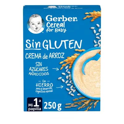 Grain & grow papilla #crema de arroz 250 gr