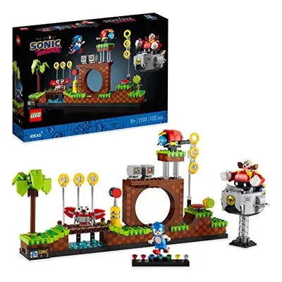 LEGO Ideas Sonic The Hedgehog - Green Hill Zone, Maqueta para Construir Adultos, Set con Dr. Egg