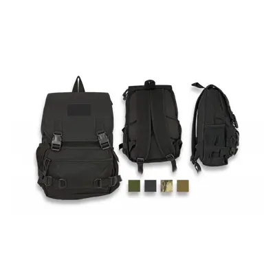 Mochila Barbaric de nylon 600D color Negro con cremallera y capacidad para 15 litros