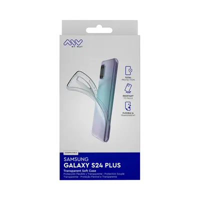 Myway funda compatible con samsung galaxy s24 plus transparente