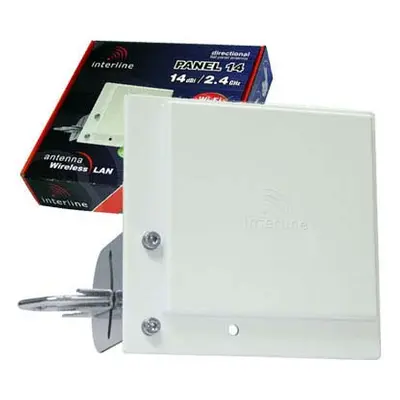 Interline ip-g14-f2425-hv (int-pan-14/24-hv) panel 14dbi / 2.4&raquo 2.5ghz - directional antenn