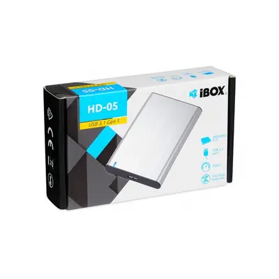 Ibox hd-05 carcasa de disco duro/ssd gris 2.5"