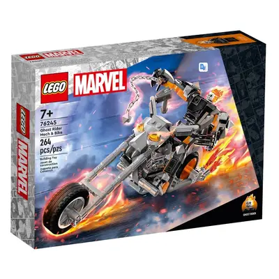 LEGO 76245 Marvel Meca y Moto del Motorista Fantasma, Juguete de Construcción con Figura de Acci