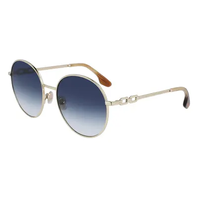 Victoria Beckham VB231S Sunglasses, 720 Gold Blue, 58 Unisex