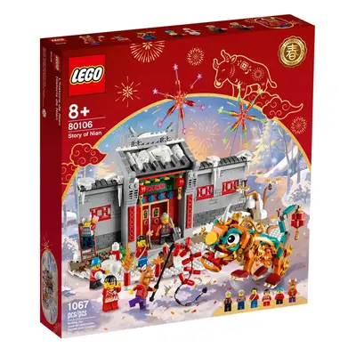 Lego, lego , story of nian, construction set, 80106, unisex, 8+ years, 1067 pcs