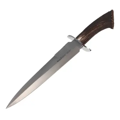 Cuchillo de caza Muela Bear BEAR-24S, puño de asta de ciervo, cruceta inox, con roseta, hoja MOV