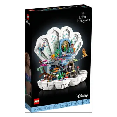 LEGO Disney Princess Concha Real de La Sirenita Set de la Película de 2023 con Figuras de Ariel,