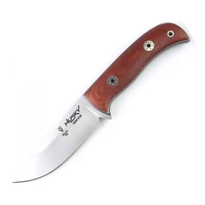 Cuchillo de caza Muela, HUSKY 11 RM, cachas en micarta blanca y negra,madera prensada Rosewood, 