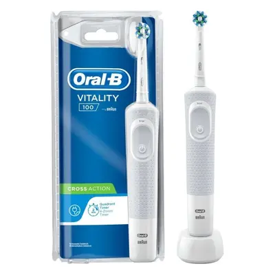 Cepillo dental braun oral-b vitality 100 crossaction/ blanco