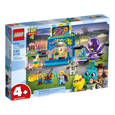 Lego, toy story 4, buzz & woody`s carnival mania!, construction set, 10770, unisex, 4+ years, 23