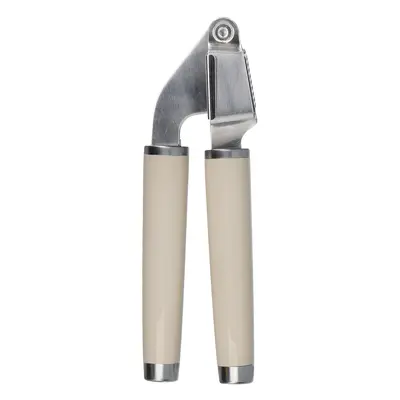 KitchenAid Prensador de Ajo de Acero Inoxidable Apto para el Lavavajillas, Beige