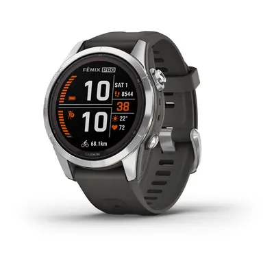 Garmin fēnix 7S Pro 3,05 cm (1.2") MIP 42 mm Digital 240 x 240 Pixeles Pantalla táctil Plata Wif