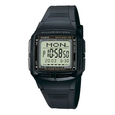 Reloj de pulsera CASIO Databank - DB-36-1A correa color: Negro Dial LCD Unisex