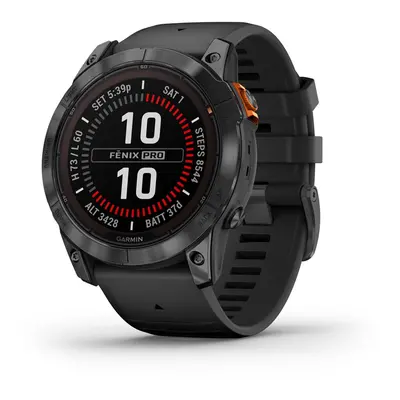 Garmin fēnix 7X Pro 3,56 cm (1.4") MIP 51 mm Digital 280 x 280 Pixeles Pantalla táctil Gris Wifi