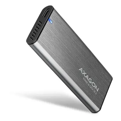 Axagon EEM2-SG2 caja para disco duro externo Caja externa para unidad de estado sólido (SSD) Gri