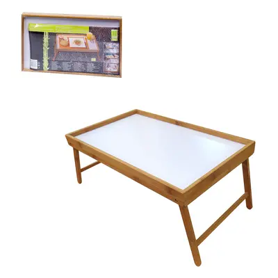 Bandeja de desayuno para cama plegable bamboo 50x30x22cm