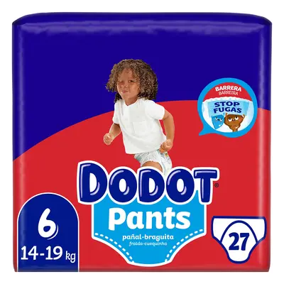 Dodot pants pañal-braguita talla 6 15- + kg 27 u