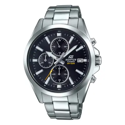 Reloj de pulsera CASIO Edifice - EFV-560D-1AVUEF correa color: Gris plata Dial Negro Hombre