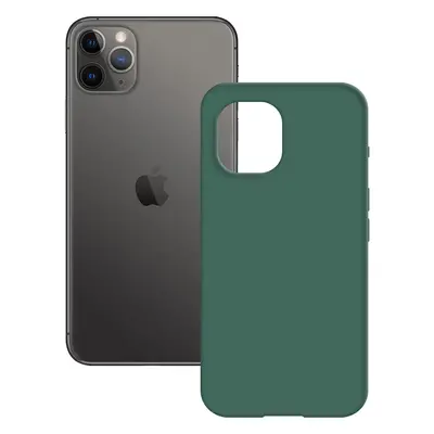 KSIX smart your tech Funda semirrígida para iPhone 11 Pro MAX, Antidesliz, Interior Microfibra, 