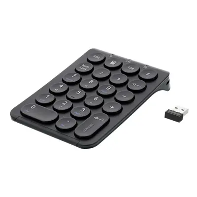 Deltaco TB-125 teclado numérico Portátil/PC RF inalámbrico Negro