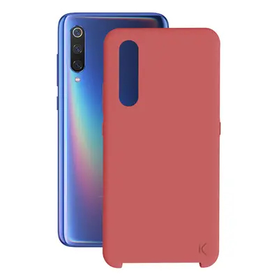 KSIX smart your tech Funda para Xiaomi Mi 9, Semirrígida, Rojo