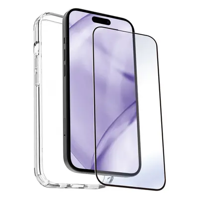 Myway funda compatible con apple iphone 15 pro + protector pantalla vidrio templado plano