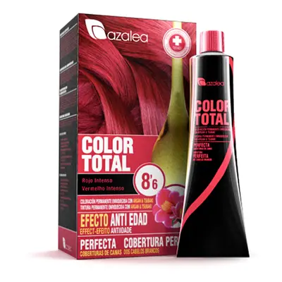 ALEA - Tinte Pelo Mujer - Color Total - Nº 8.6 - Color Rojo Intenso - Coloración Permanente en Crema - Aceite Argán y Tsubaki - 