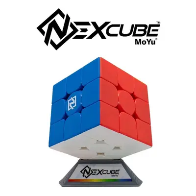 Nexcube- Goliat 3x3 Clásico. El Cubo del Récord Mundial. Apto para Todos los Niveles, Multicolor