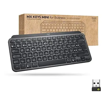 Logitech MX Keys Mini for Business teclado RF Wireless + Bluetooth QWERTY Español Grafito