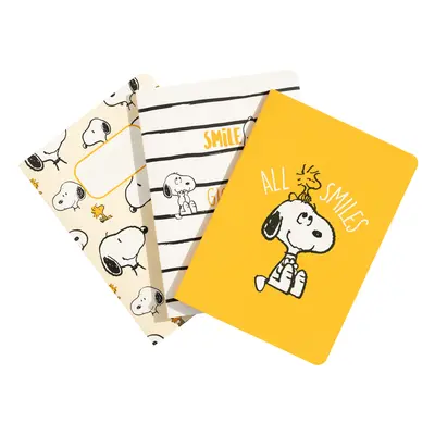 Grupo Erik Pack cuadernos A6 Snoopy - Bloc de notas A6 distintos diseños - 3 Libretas A6 | Libre