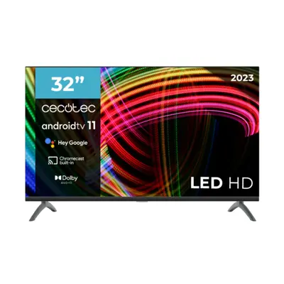 Cecotec 02622 Televisor 81,3 cm (32") HD Negro