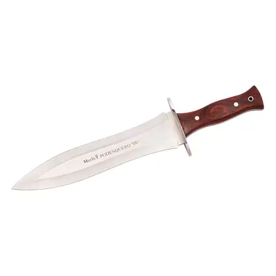 Cuchillo de caza y deportivo Muela Podenquero, hoja de 26 cm de acero Nitro-42, cachas madera pr