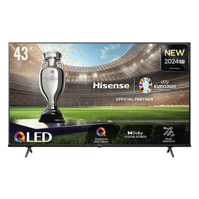 Hisense 43E7NQ Televisor 109,2 cm (43") 4K Ultra HD Smart TV Wifi Negro, Gris