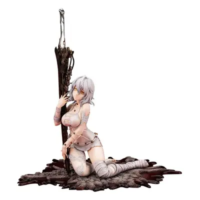 Code vein estatua artfxj pvc 1/7 io cuddling the sword 24 cm