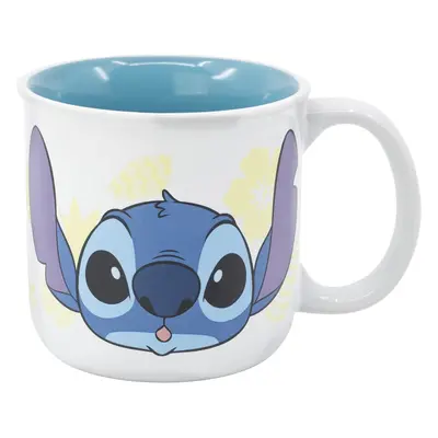 Taza desayuno de cerámica de 400 ml de Stitch en caja regalo