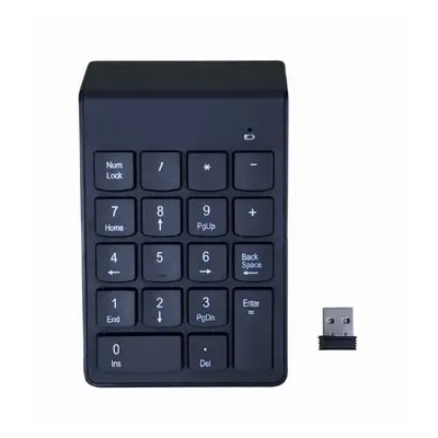 Gembird kpd-w-02 teclado numérico portátil/pc bluetooth negro